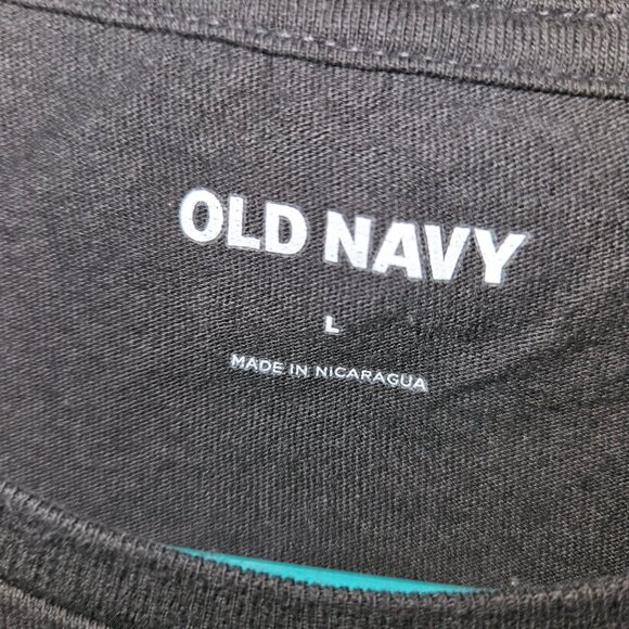 Old Navy Twilight Gray T-Shirt Large - Picture 2 of 6